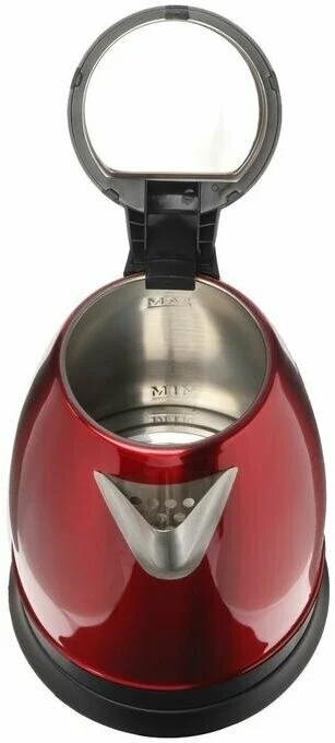 Чайник электрический Scarlett SC-EK21S76 2 л, 1800 Вт, красный (корпус: нержавеющая сталь)