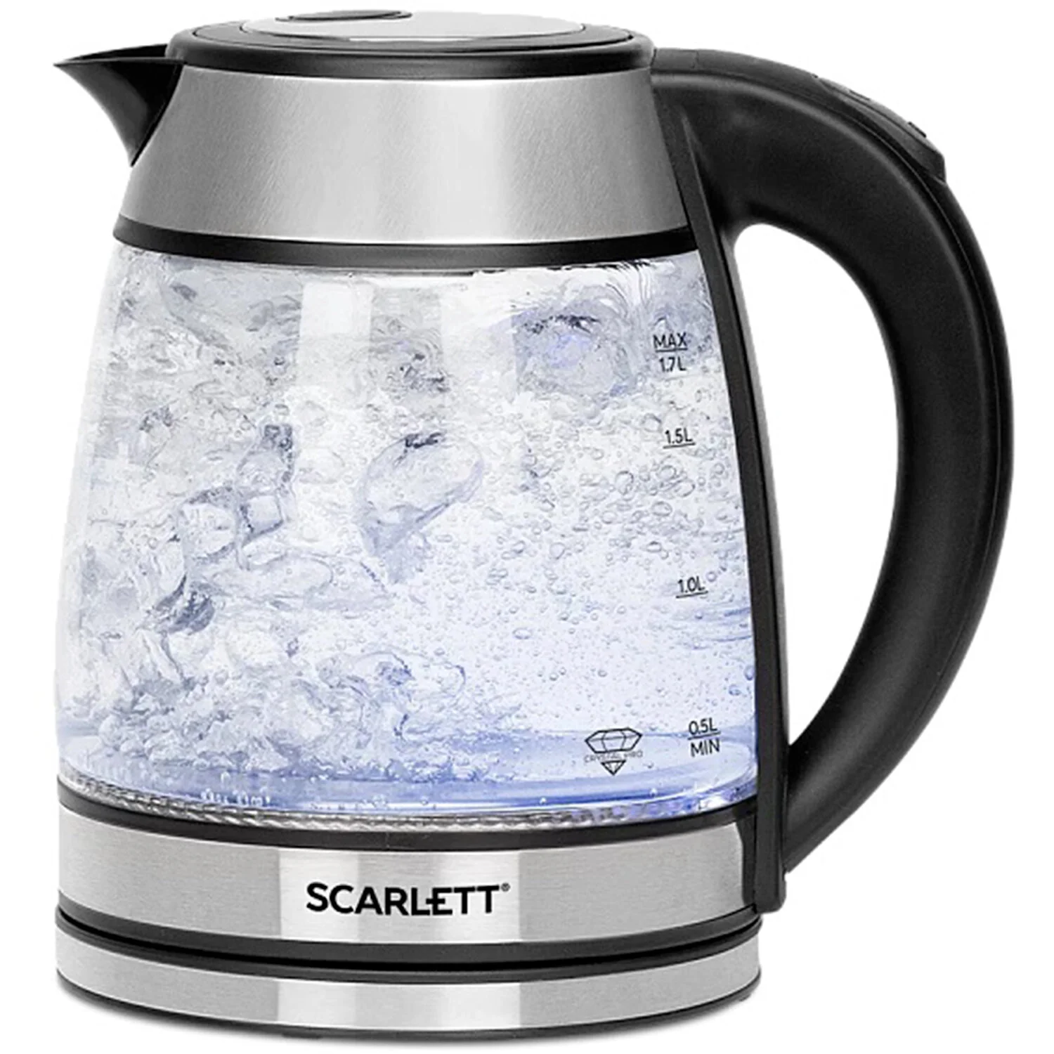 Чайник электрический Scarlett SC-EK27G54 серебристый
