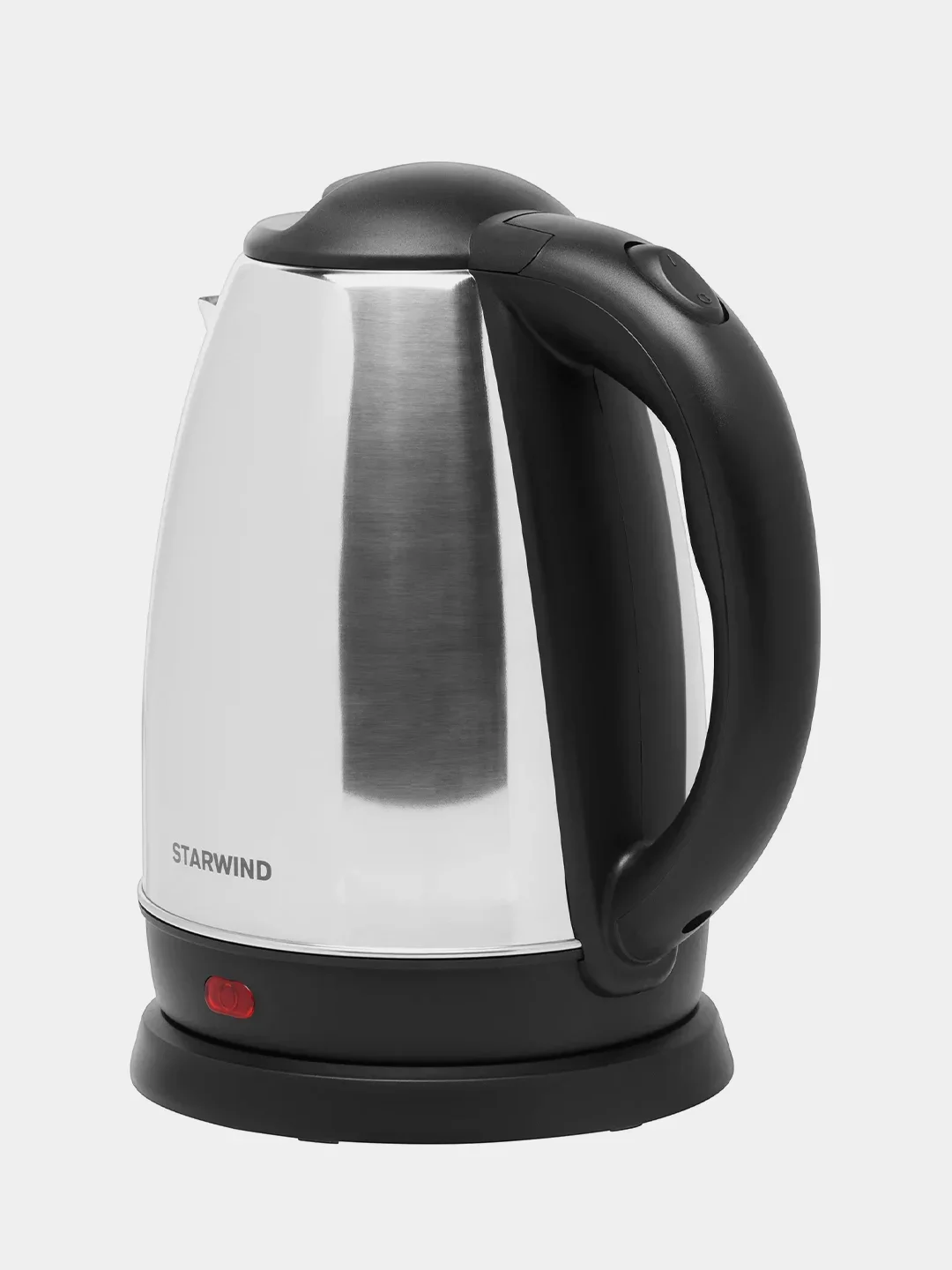 Чайник электрический Starwind SKS1053 1.8 л, 1500 Вт, серебристый/черный (корпус: нержавеющая сталь/пластик)