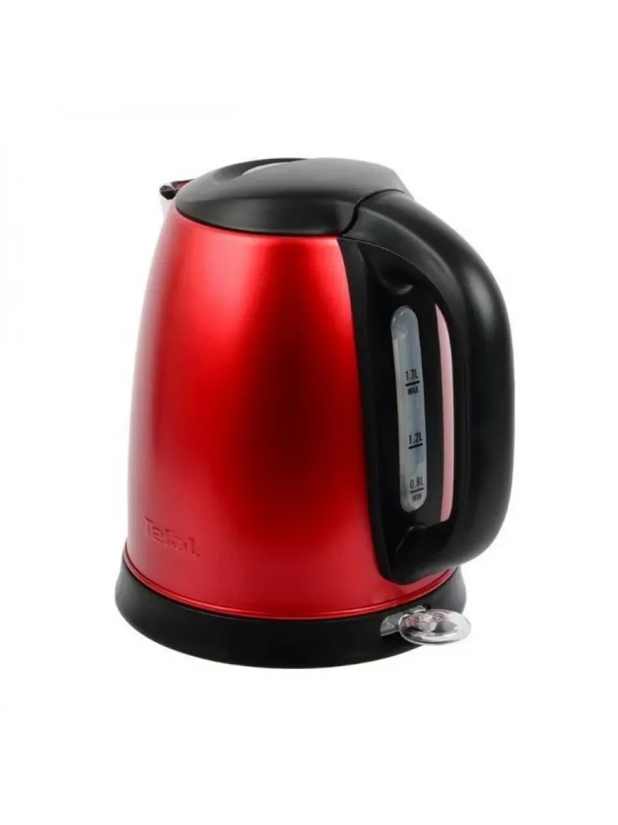 Чайник электрический Tefal KI270530 1.7л. 2400Вт красный (корпус: металл)
