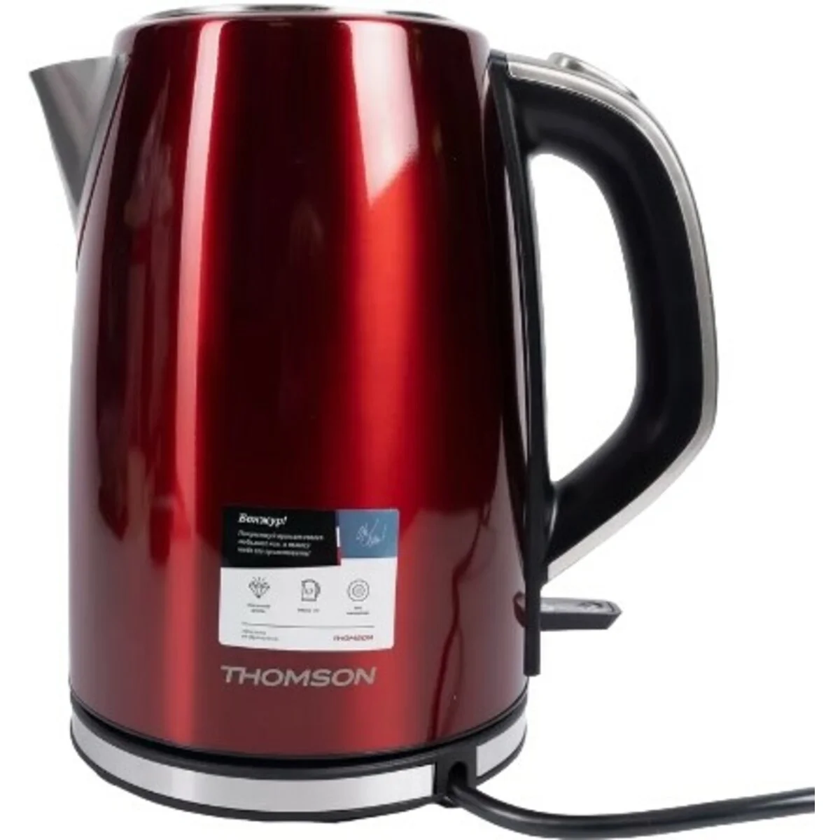 Чайник электрический Thomson K30E-4001 RED 1.7L