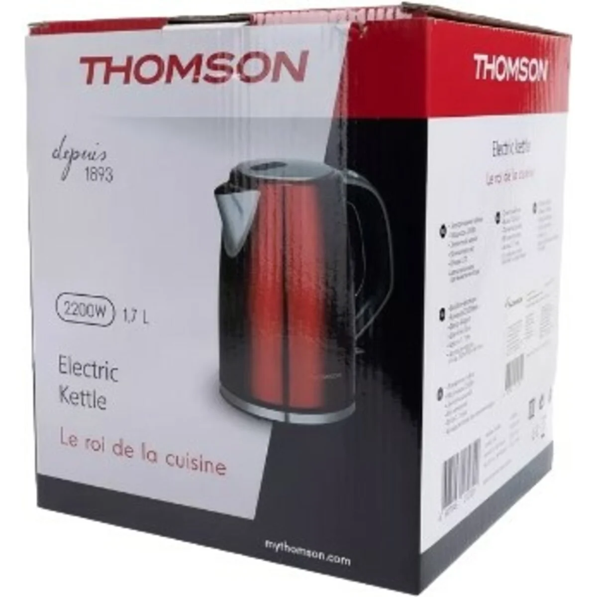 Чайник электрический Thomson K30E-4001 RED 1.7L