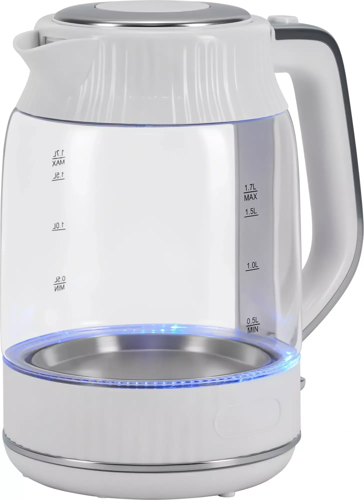 Чайник электрический Vitek VT-WK1059 1.7л. 2200Вт белый корпус: стекло/пластик
