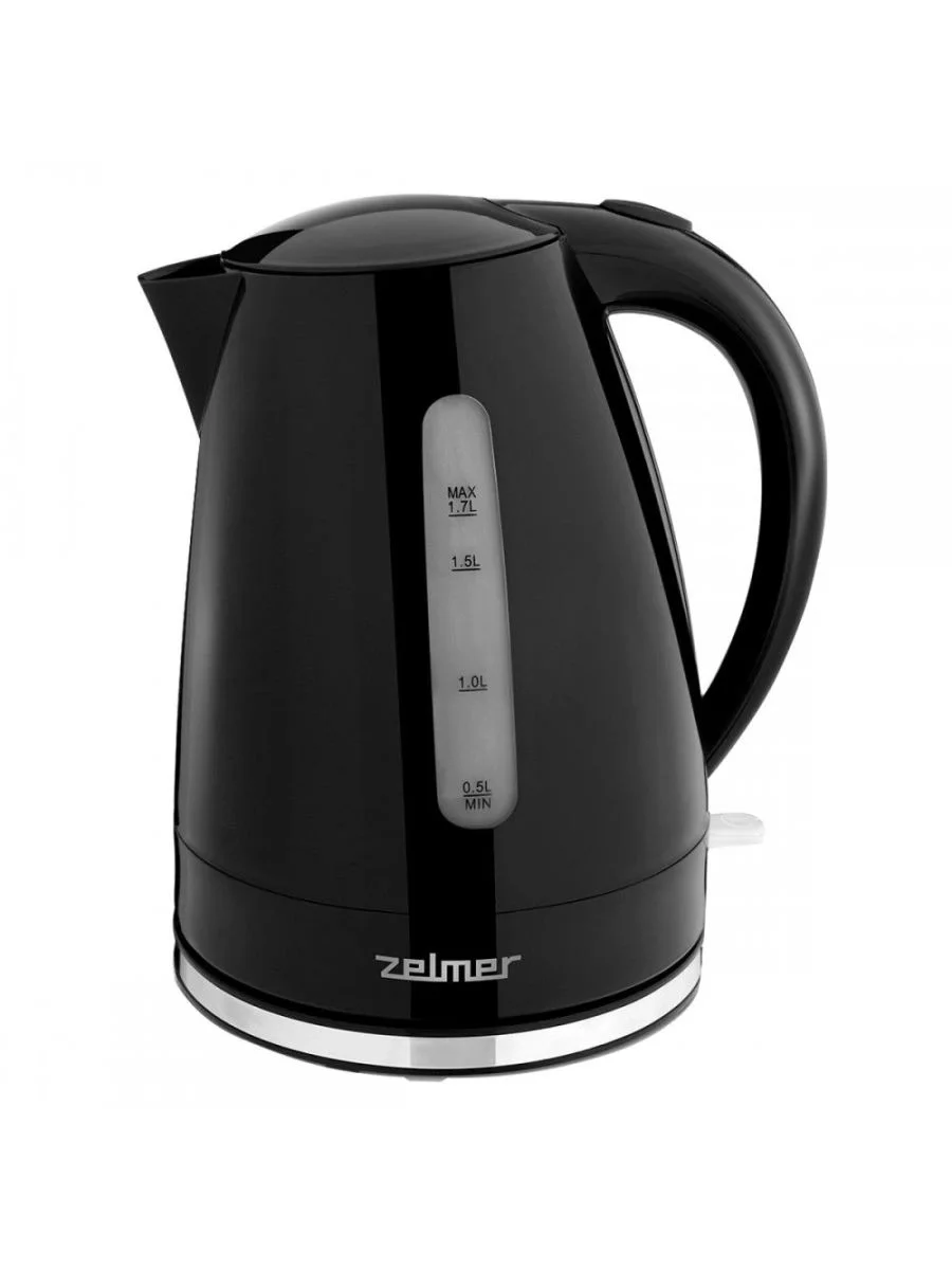 Чайник электрический Zelmer ZCK7617B 1.7 л, 2200 Вт, черный корпус: пластик