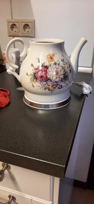 Чайник электрический керамика Kelli KL-1432, 2400 Вт, 1.7 л