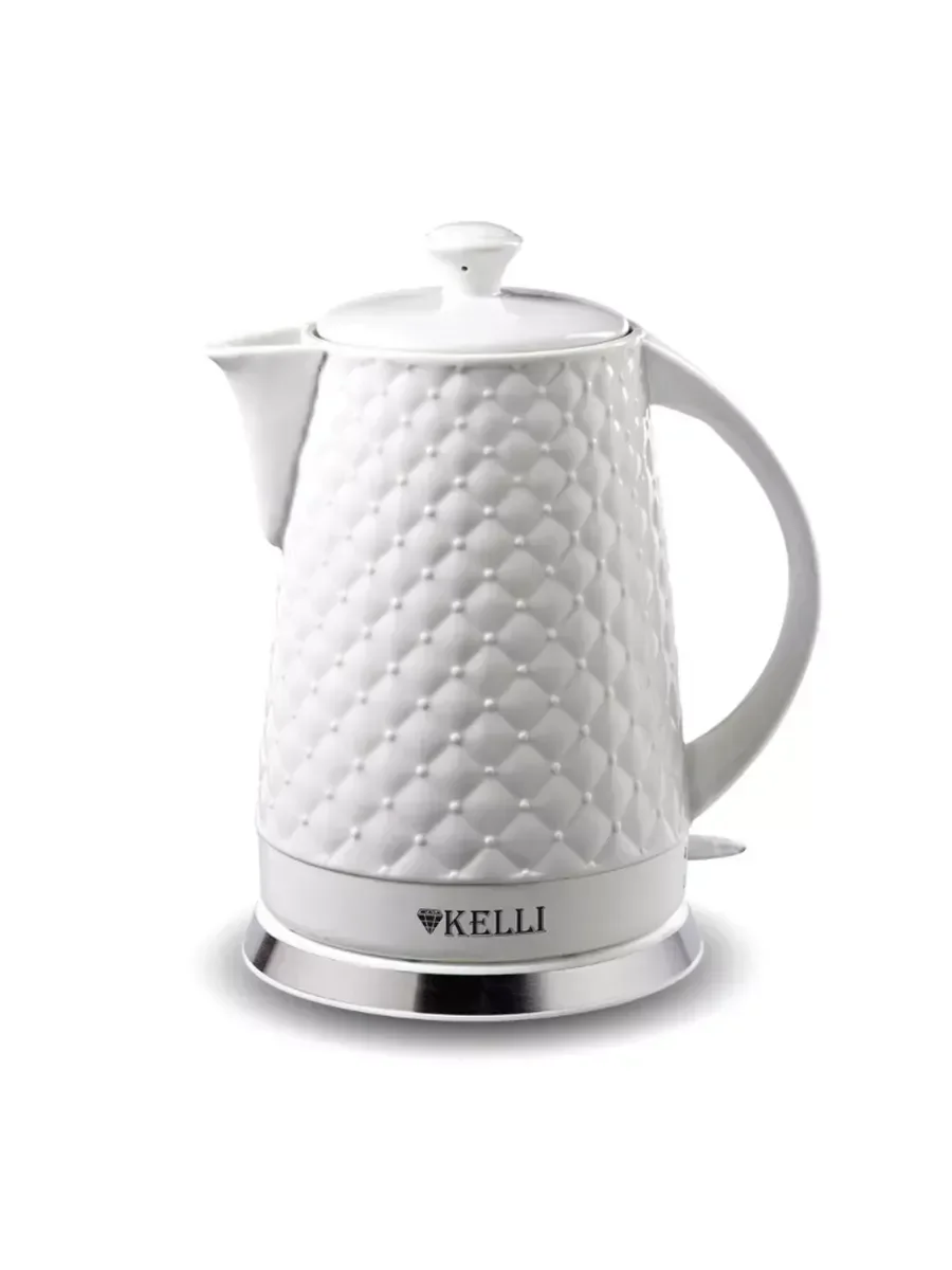 Чайник электрический керамический Kelli KL-1340,Объем: 1.8 л