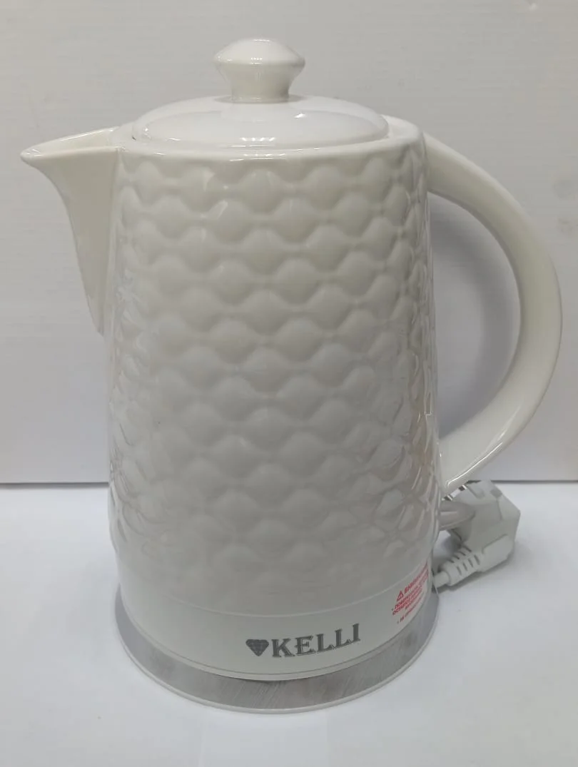 Чайник электрический керамический Kelli KL-1340,Объем: 1.8 л