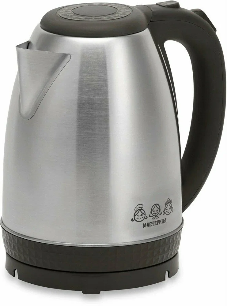 Чайник электрический Мастерица EK-1801М, шоколад, 1,8л, нержавейка