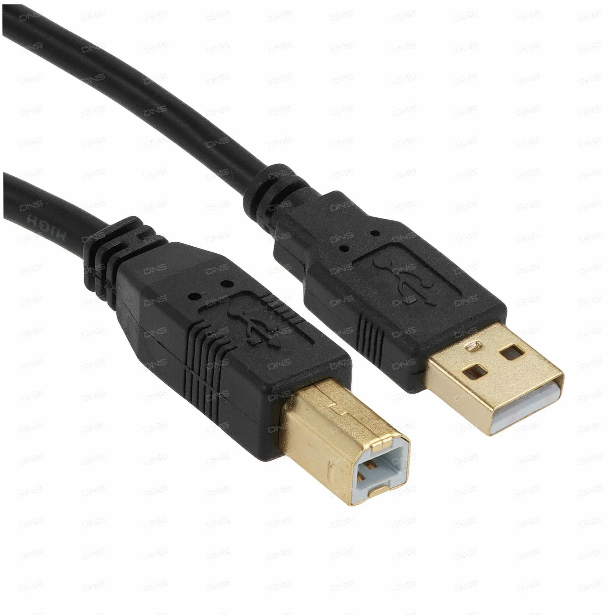 Defender Кабель USB 2.0 (AM) - USB 2.0 (BM), для периферийных устройств (принтеры и другие), чёрный, 1.8м.