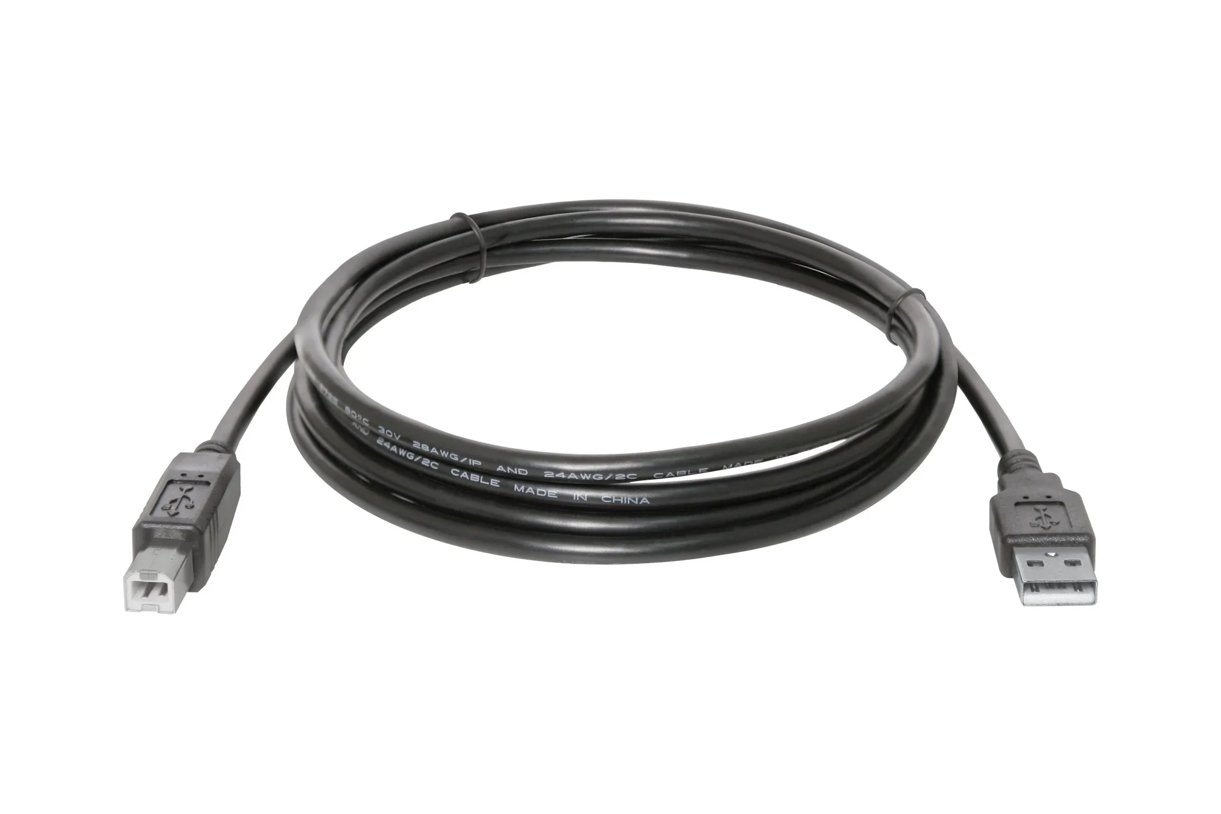 Defender Кабель USB 2.0 (AM) - USB 2.0 (BM), для периферийных устройств (принтеры и другие), чёрный, 3м.