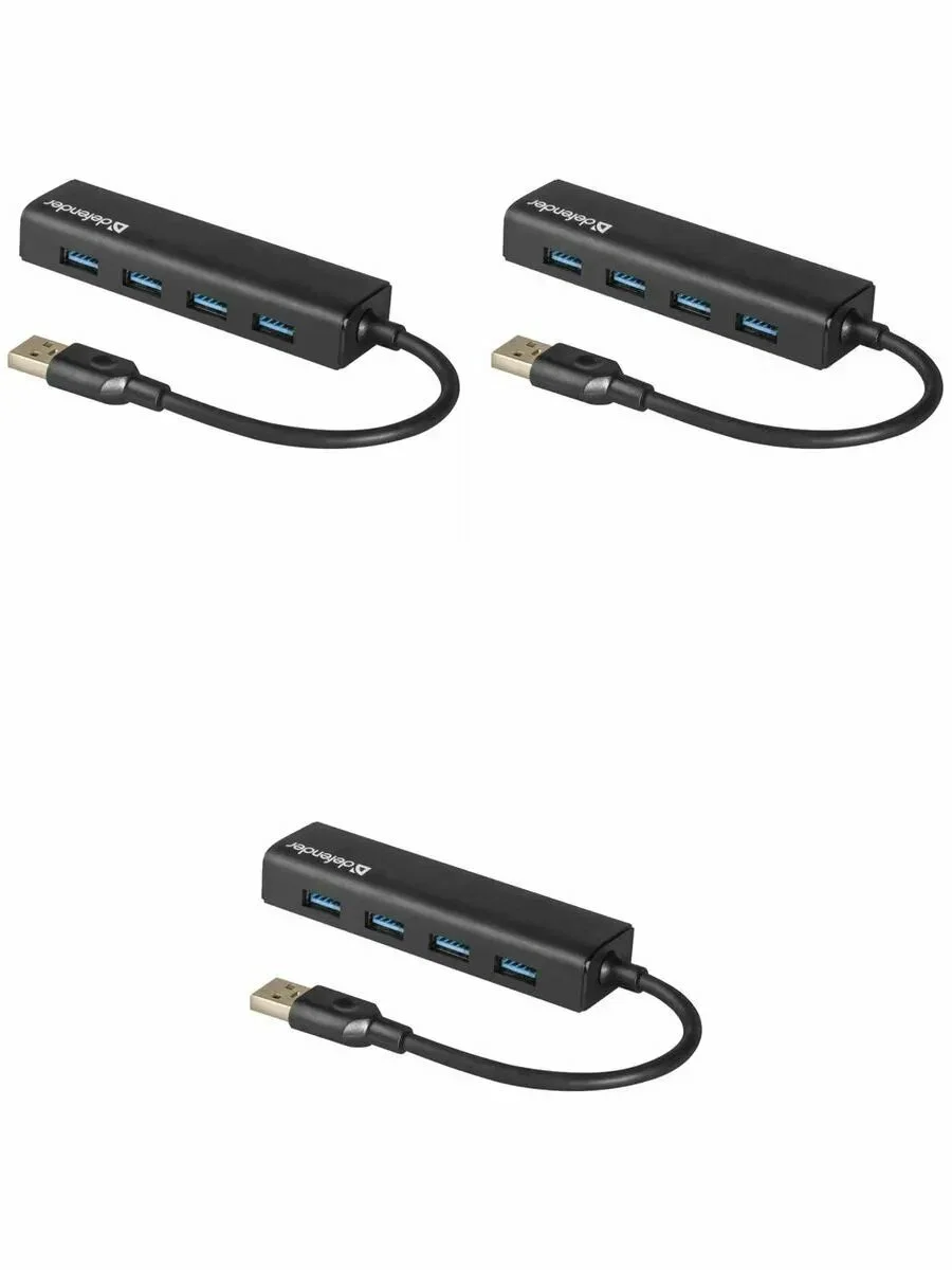 Defender Универсальный USB разветвитель Quadro Express USB3.0, 4 порта