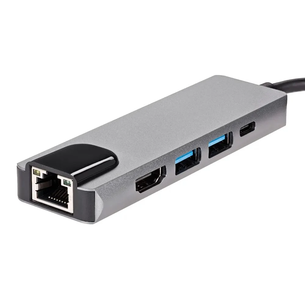 Адаптер USB 3.1 Type-Cm ->HDMI A(m) 4K@30Hz, RJ45, 2XUSB3.0, PD, iOpen <ACU435M>