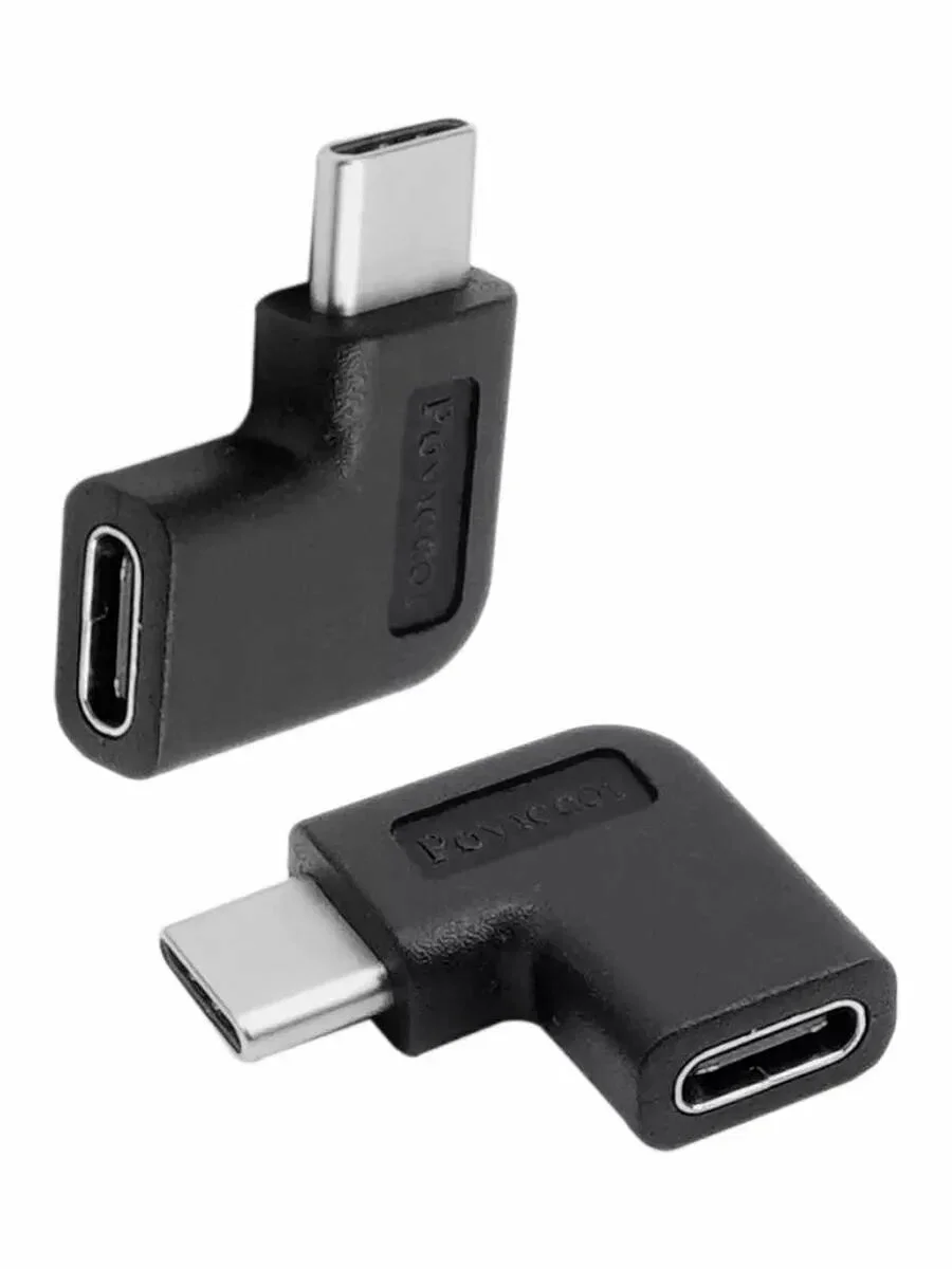 Адаптер переходник USB 3.1 Type-C -->Type-C угловой VCOM <CA440R>