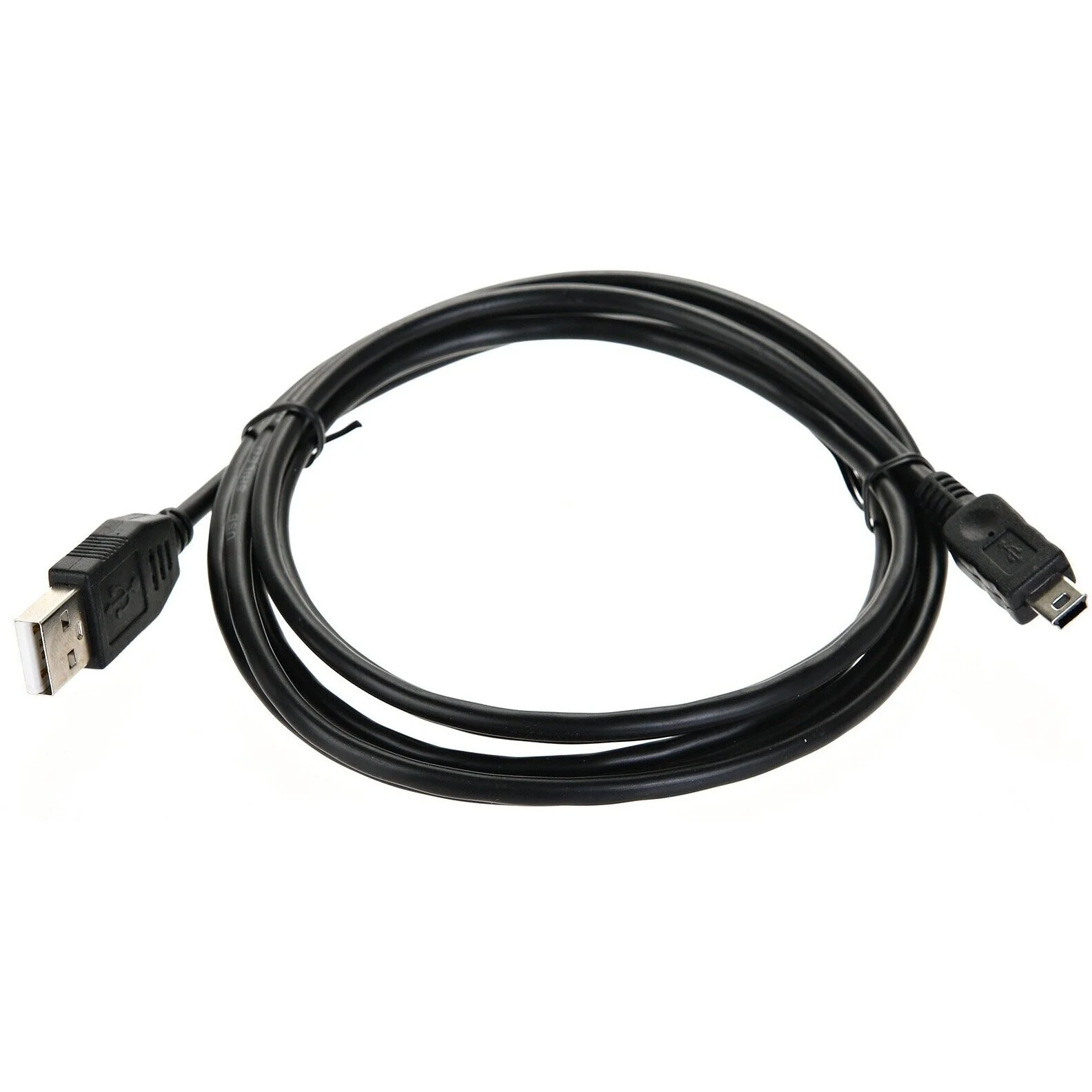 Кабель USB 2.0 A-->mini-B 5P (1,8м) чёрный TELECOM <TC6911BK-1.8M>