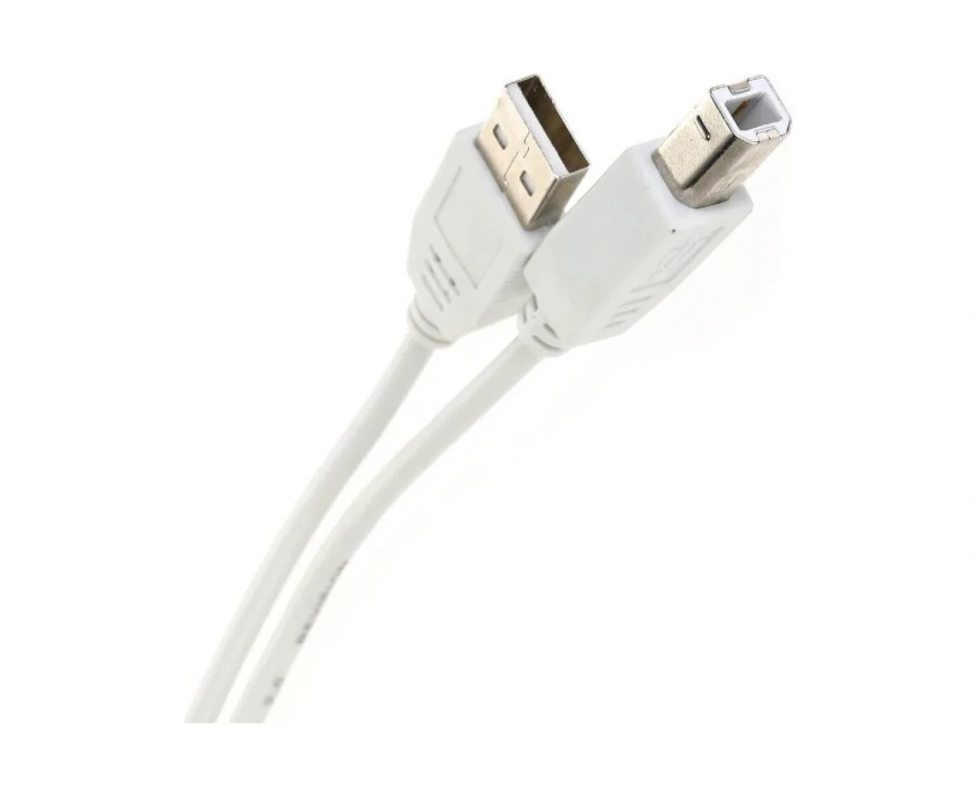 Кабель USB2.0  A-->B (5.0м) белый, Telecom.