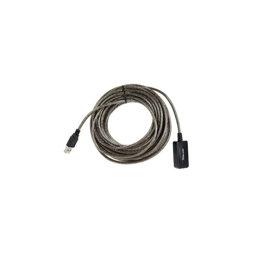 Кабель USB2.0-repeater, удлинительный активный <Am-->Af> 10м Telecom <TUS7049-10M>