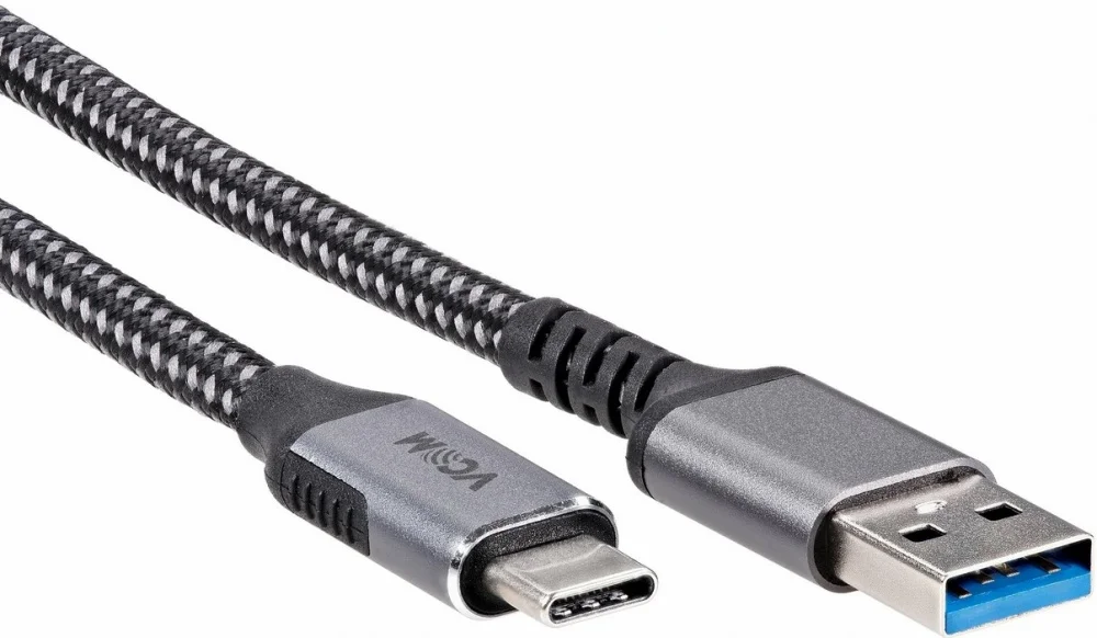 Кабель USB3.2 Gen2, AM->CM, 10Gbs, All Shell 2м VCOM <CU401M-2M>