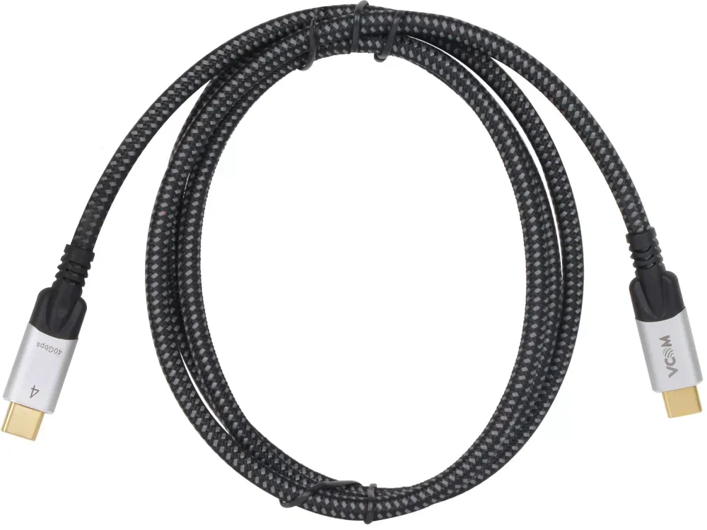 Кабель USB4 TypeC(M)--TypeC(M), 5K@60Hz, 8K@30Hz 40GBps, PD 240W, VCOM, 1.5м <CU560-1.5M>