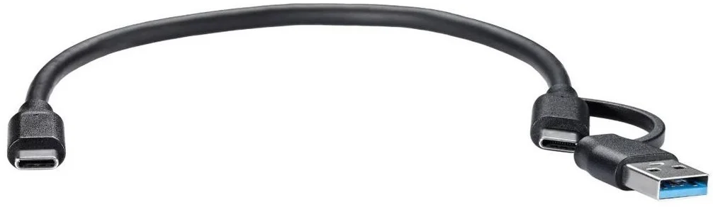 Кабель соединительный 2-in-1 USB-A/C to Type C,10Gbps, 0.3m медь Telecom <TUS716-0.3m>