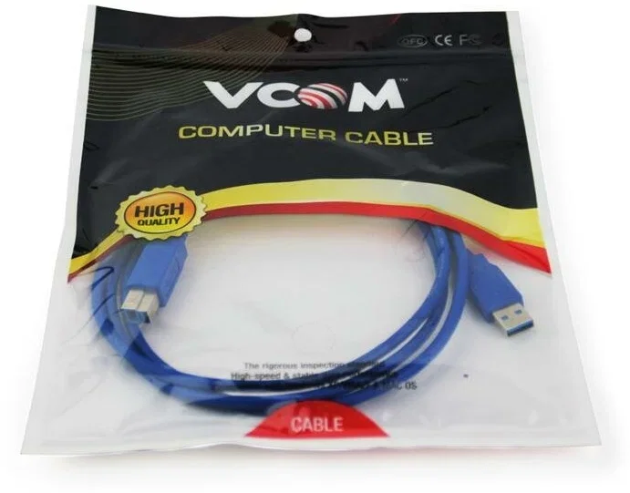 Кабель соединительный USB3.0 Am/Bm 1,8m VCOM (VUS7070-1.8M)
