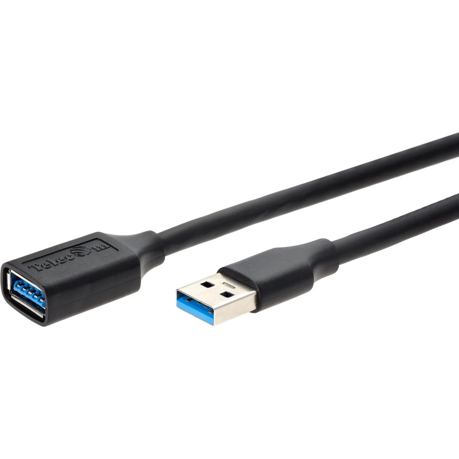 Кабель удлинительный USB3.0 Am-Af 0.5m Telecom черный