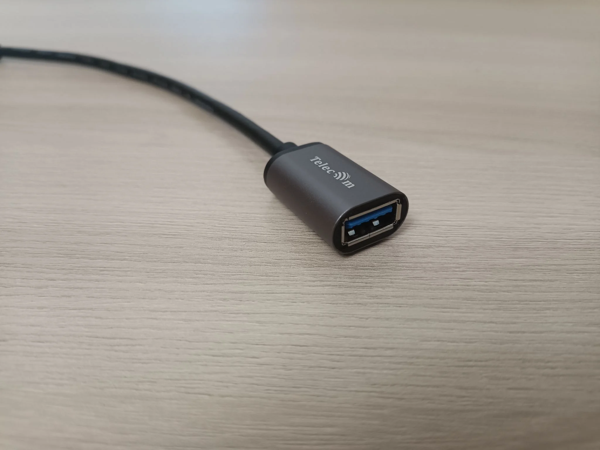 Кабель-адаптер  Type-Cm --> USB 3.0 Af , OTG, 1,5A , 5,0Gbps , Alum grey 0,2m Telecom (TC409M)