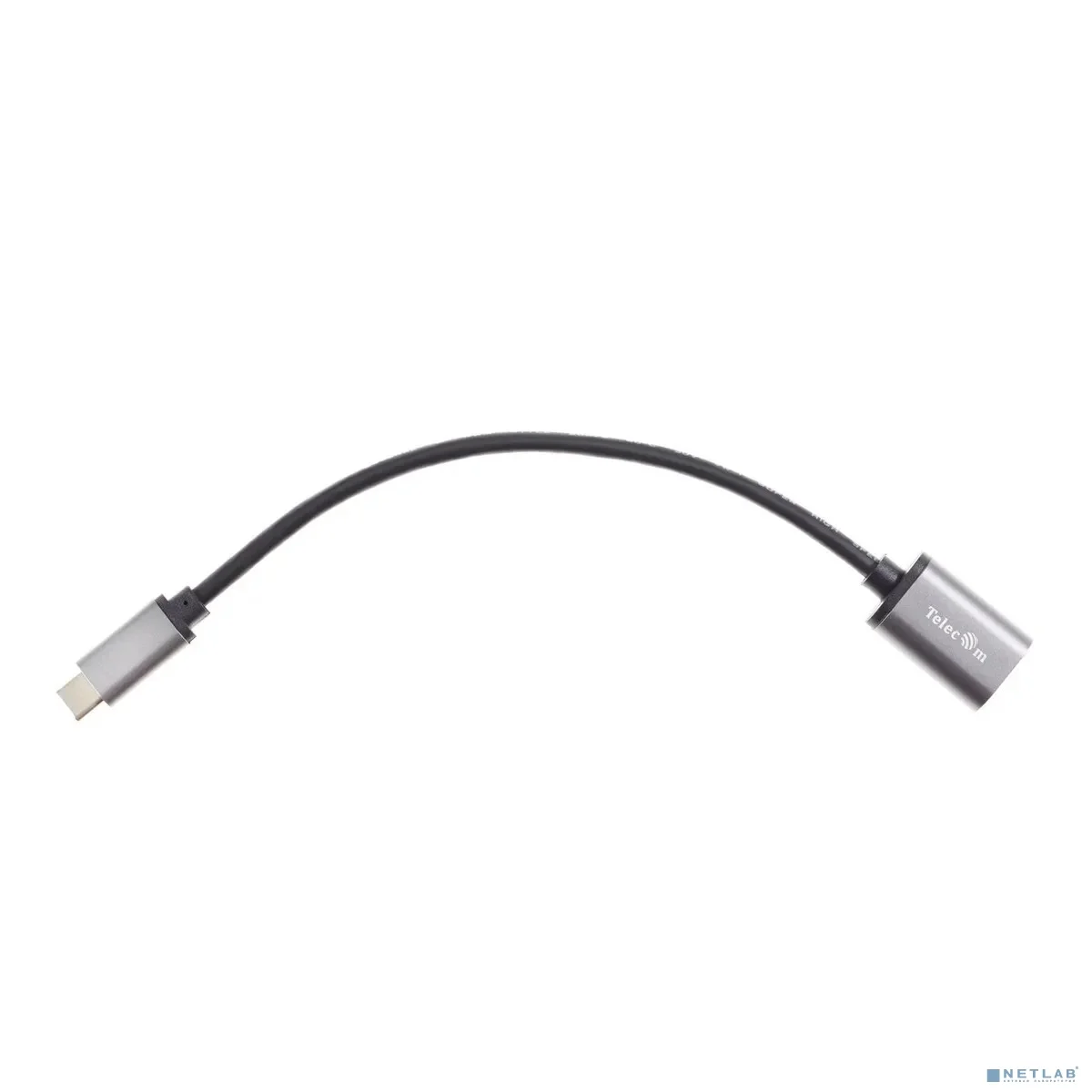 Кабель-адаптер  Type-Cm --> USB 3.0 Af , OTG, 1,5A , 5,0Gbps , Alum grey 0,2m Telecom (TC409M)