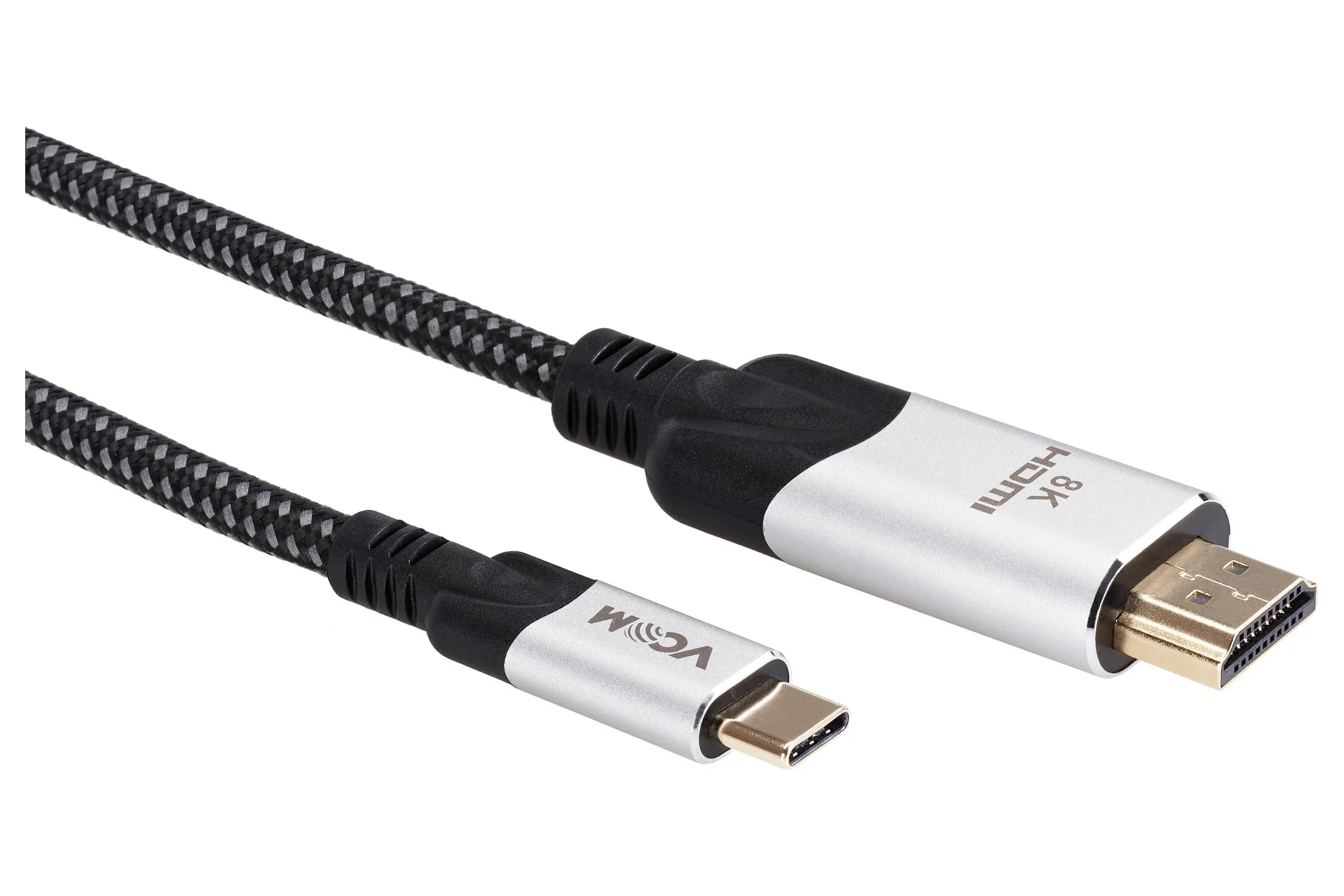 Кабель-адаптер USB 3.1 Type-Cm --> DP(m) 8K@60Hz, 1.8m , Alumi Shell,VCOM