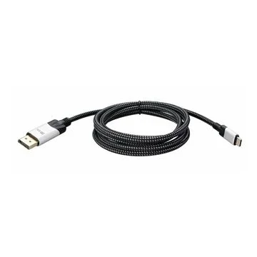 Кабель-адаптер USB 3.1 Type-Cm --> DP(m) 8K@60Hz, 1.8m , Alumi Shell,VCOM