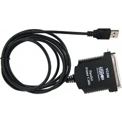 Кабель-адаптер USB A (вилка) -> LPT (прямое подключение к LPT порту принтера) VCOM <VUS7052>1.8м