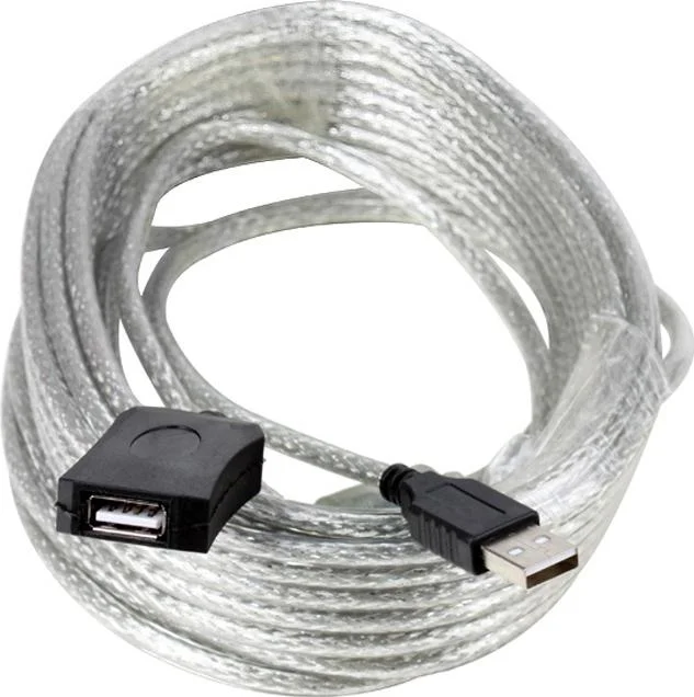 Кабель-адаптер USB2.0-repeater, удлинительный активный <Am-->Af> 10м Aopen/Qust <ACU823-10M>