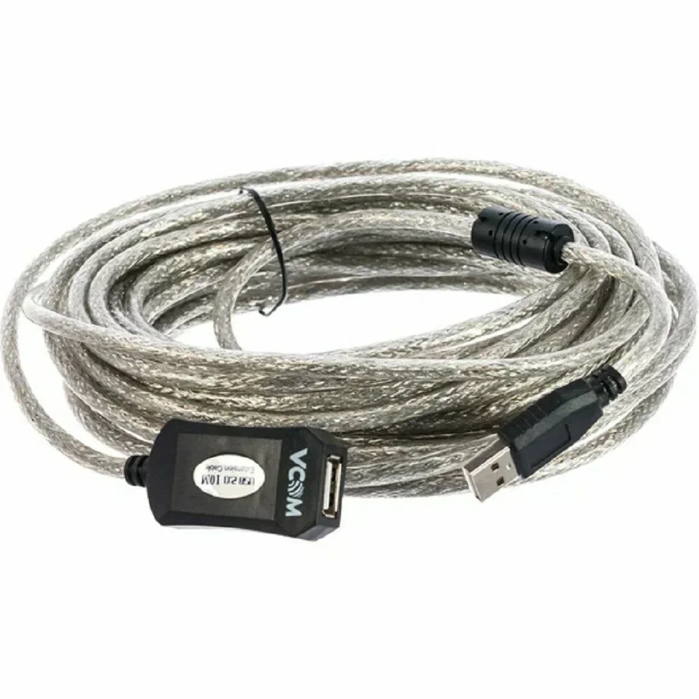 Кабель-адаптер USB2.0-repeater, удлинительный активный <Am-->Af> 10м VCOM <VUS7049>