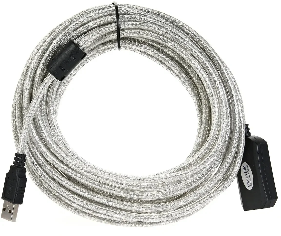 Кабель-адаптер USB2.0-repeater, удлинительный активный <Am-->Af> 10м VCOM <VUS7049>
