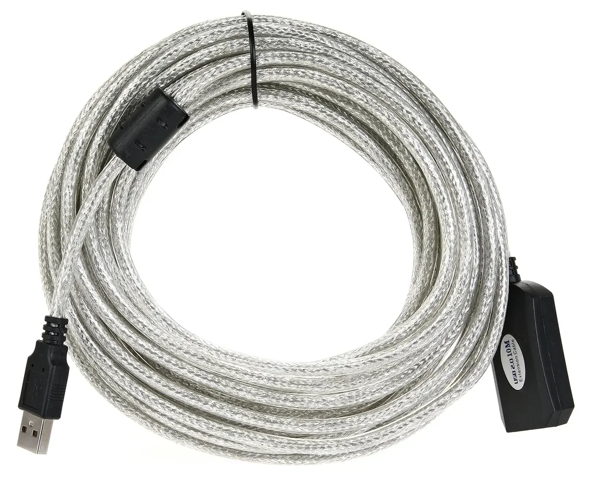 Кабель-адаптер USB2.0-repeater, удлинительный активный <Am-->Af> 15м VCOM <VUS7049>