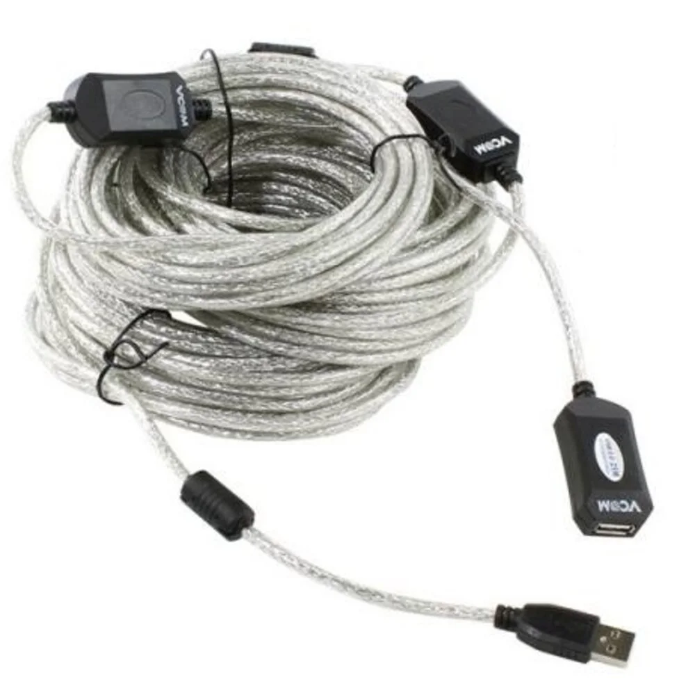 Кабель-адаптер USB2.0-repeater, удлинительный активный <Am-->Af> 25м медь VCOM <VUS7049-25M>