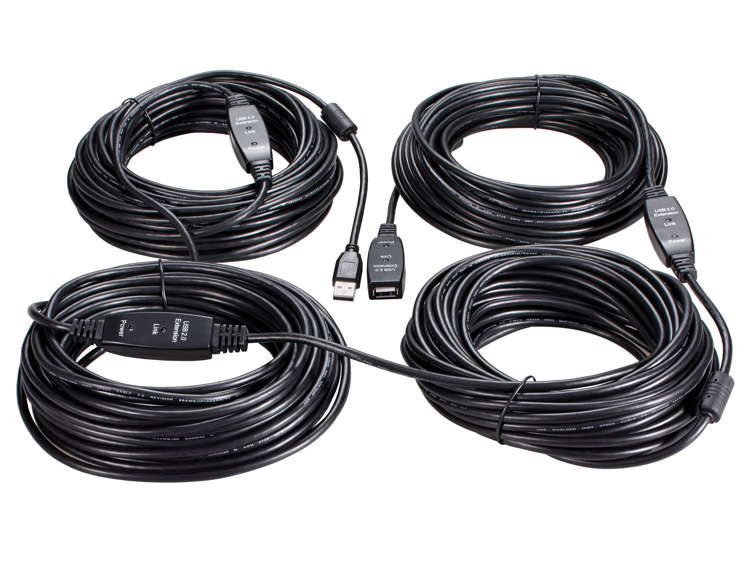 Кабель-адаптер USB2.0-repeater, удлинительный активный <Am-->Af> 50м медь iOpen <ACU823-50M>