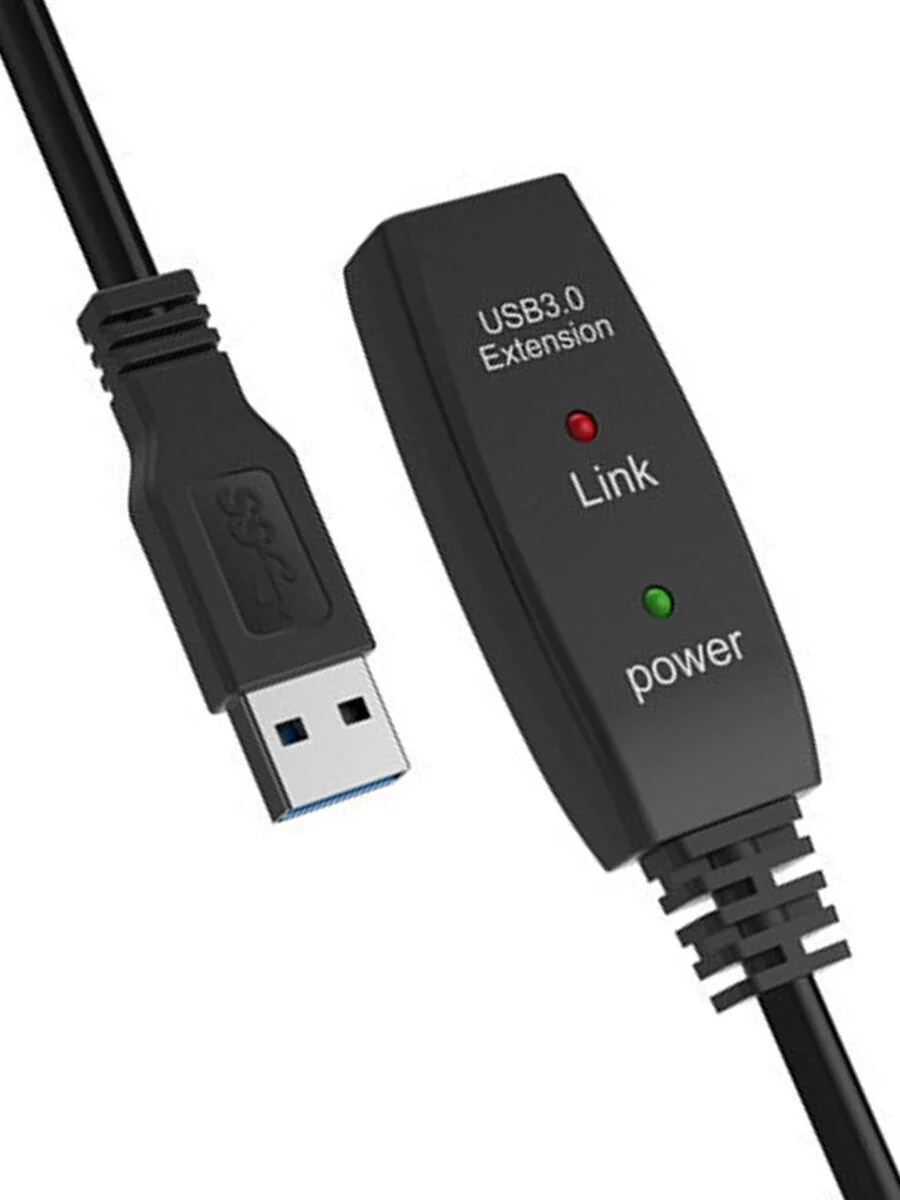 Кабель-адаптер USB3.0-repeater, удлинительный активный <Am-->Af> 5м iOpen (Aopen/Qust)<ACU827A-5M>