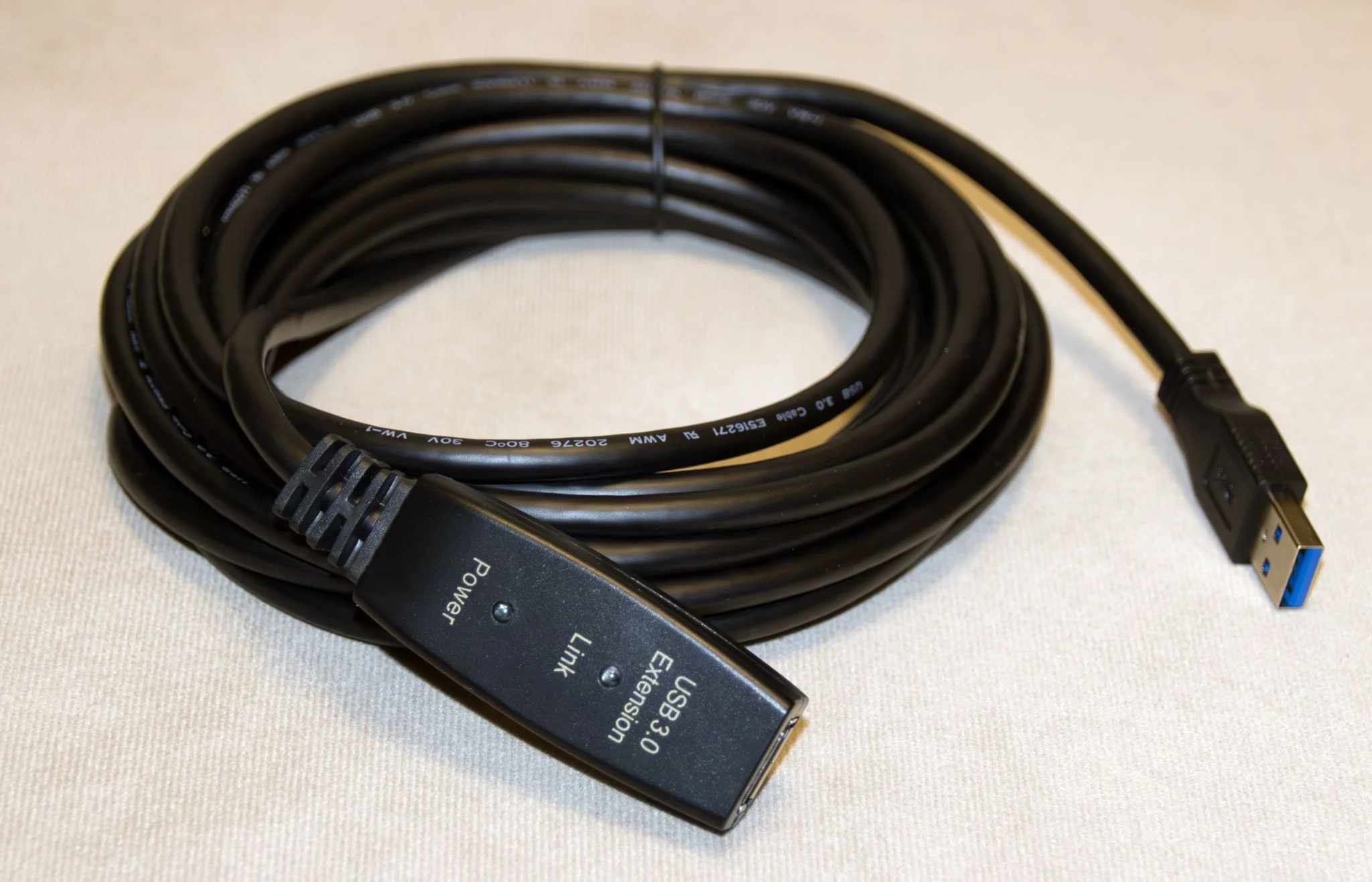 Кабель-адаптер USB3.0-repeater, удлинительный активный <Am-->Af> 5м iOpen (Aopen/Qust)<ACU827A-5M>