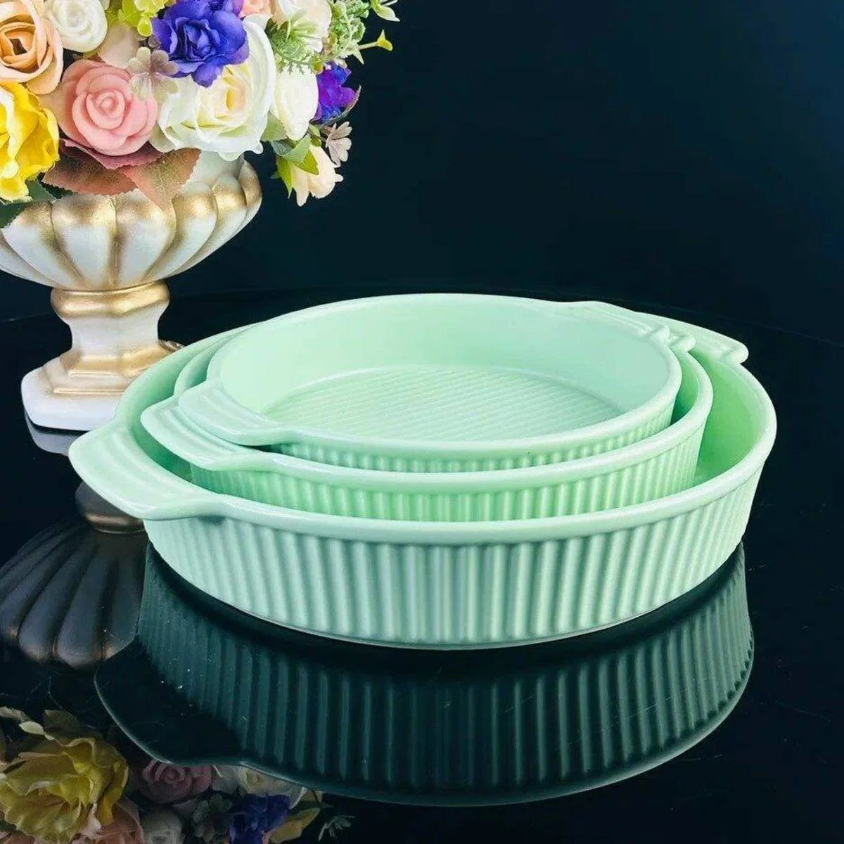205-814 Глубокое блюдо для запекания 25см в под.уп.(х18)Фарфор