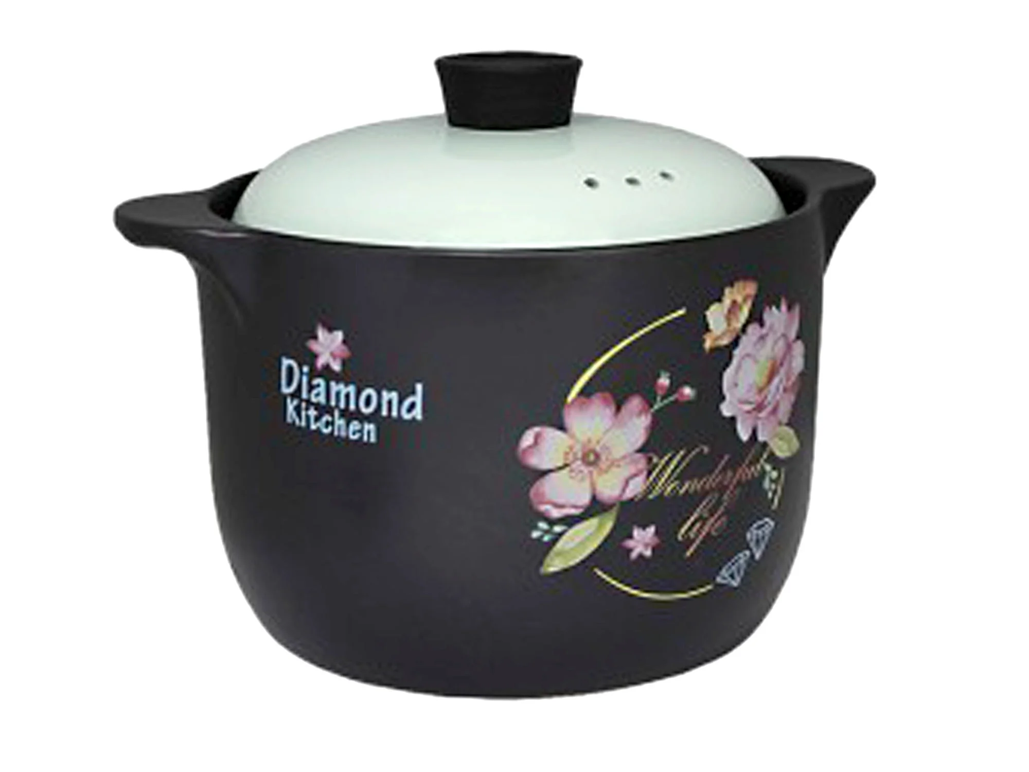 225-036 Кастрюля 6л. DIAMOND KITCHEN в под.уп.(х4)Керамика