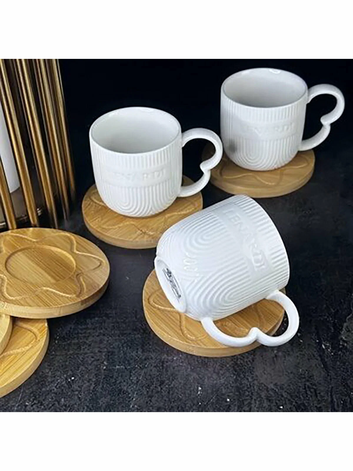 140-112 Чайный набор 12пр. 230мл BAMBOO в под.уп.(х8)Фарфор