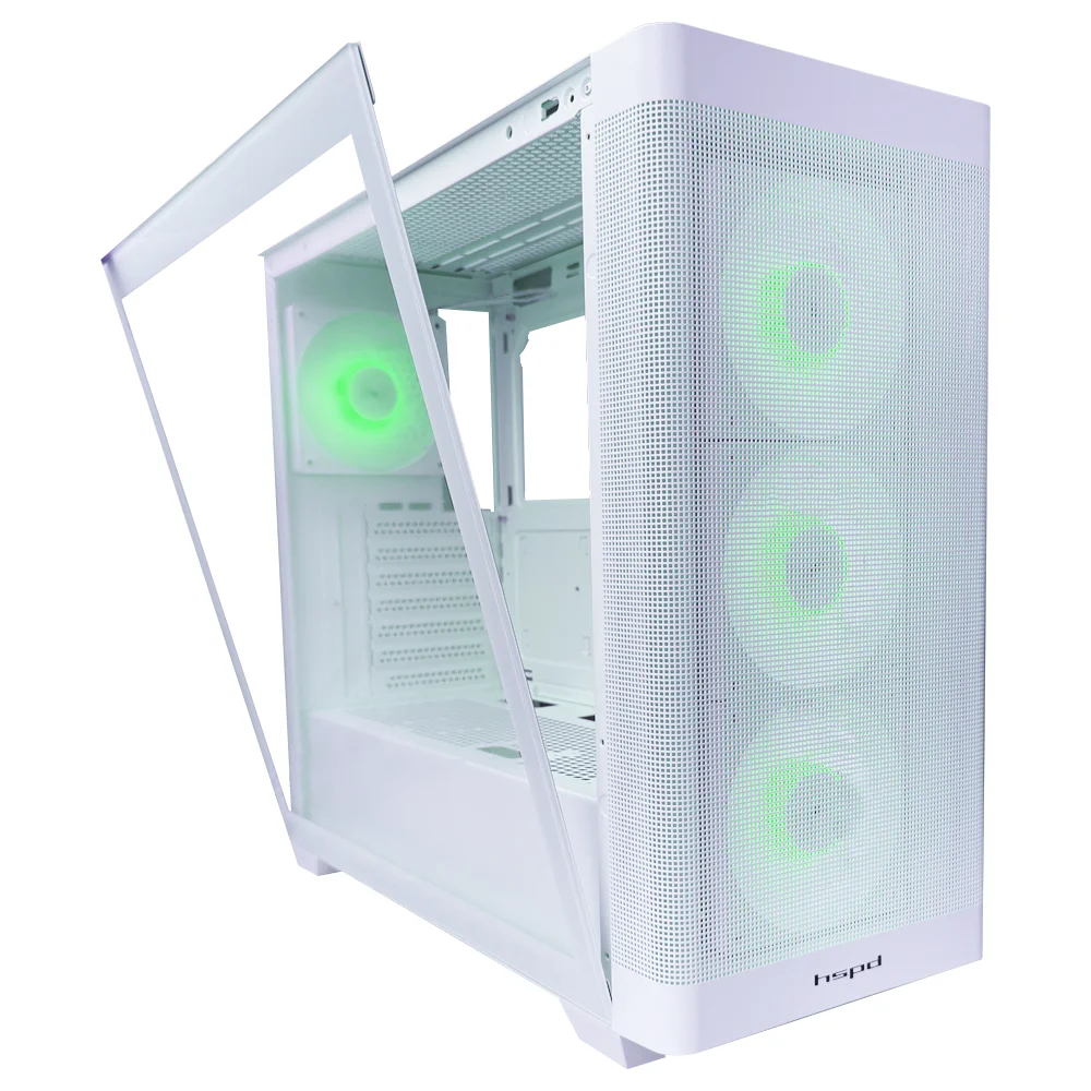 Компьютерный корпус HSPD M740 White (M740-TGWH)