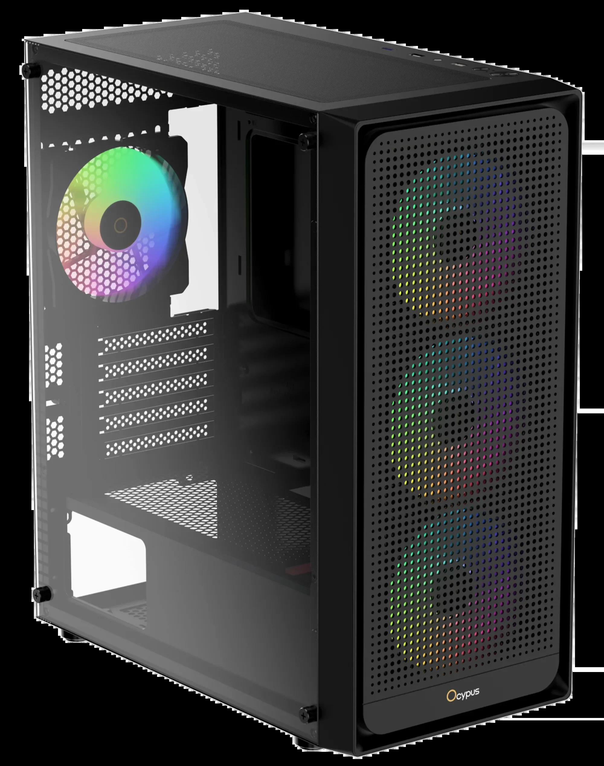 Компьютерный корпус Ocypus Gamma C50 BK (Gamma-C50-BKG000XX-GL)
