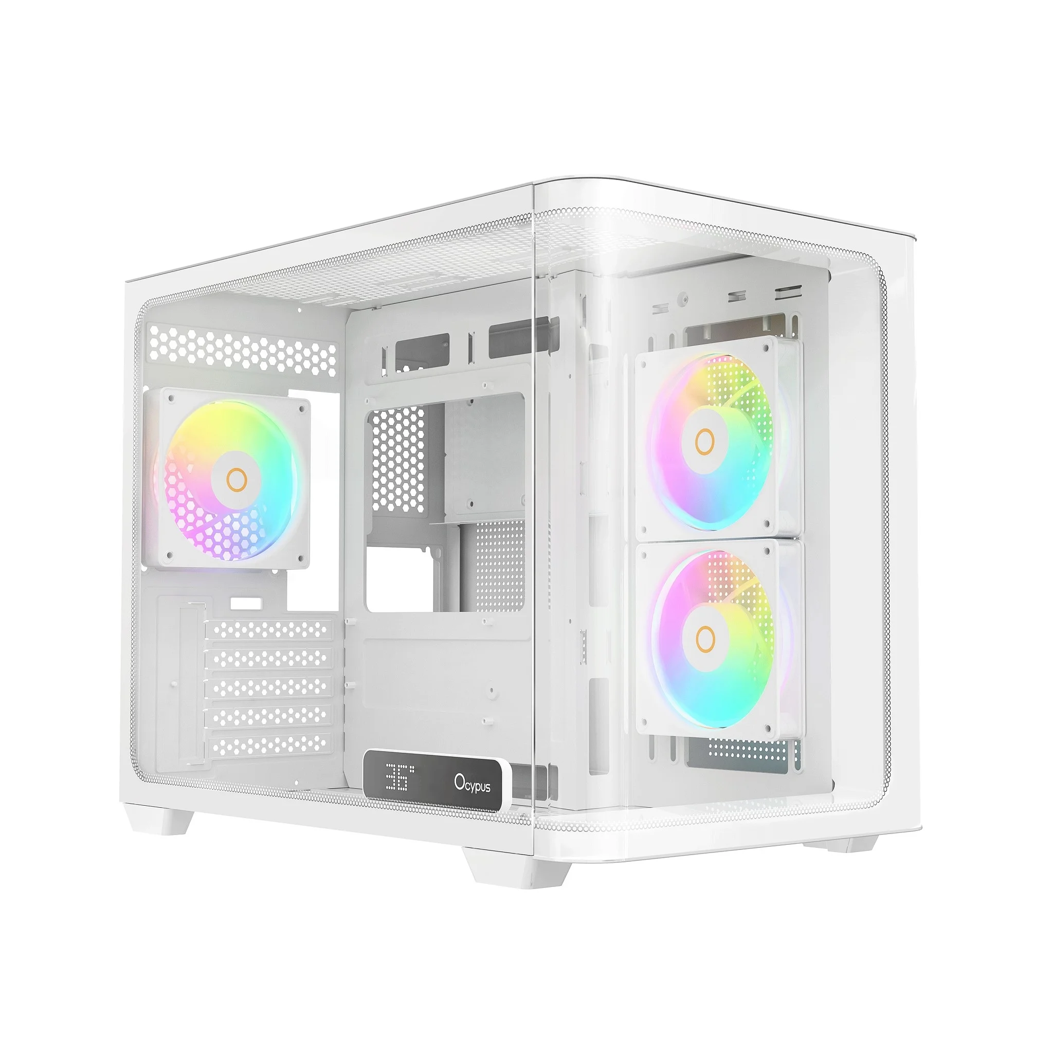 Компьютерный корпус Ocypus Iota C50 WH Curve ARGB Digital