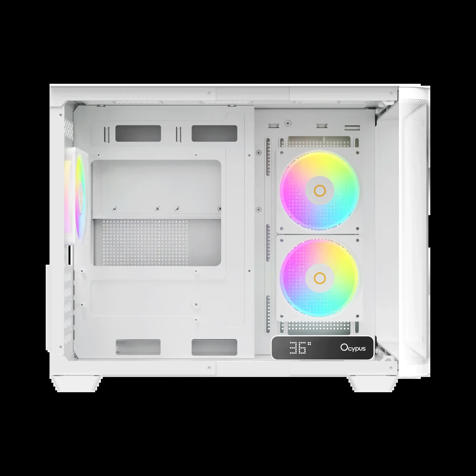 Компьютерный корпус Ocypus Iota C50 WH Curve ARGB Digital