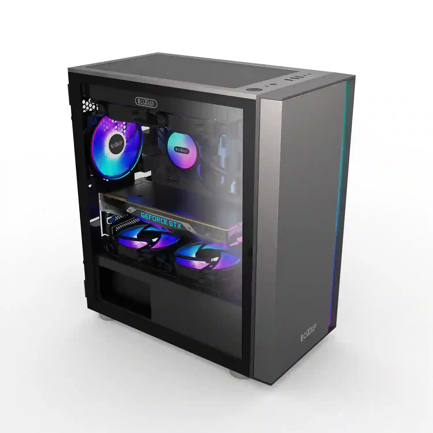 Компьютерный корпус PCCooler LM300 ARGB BK
