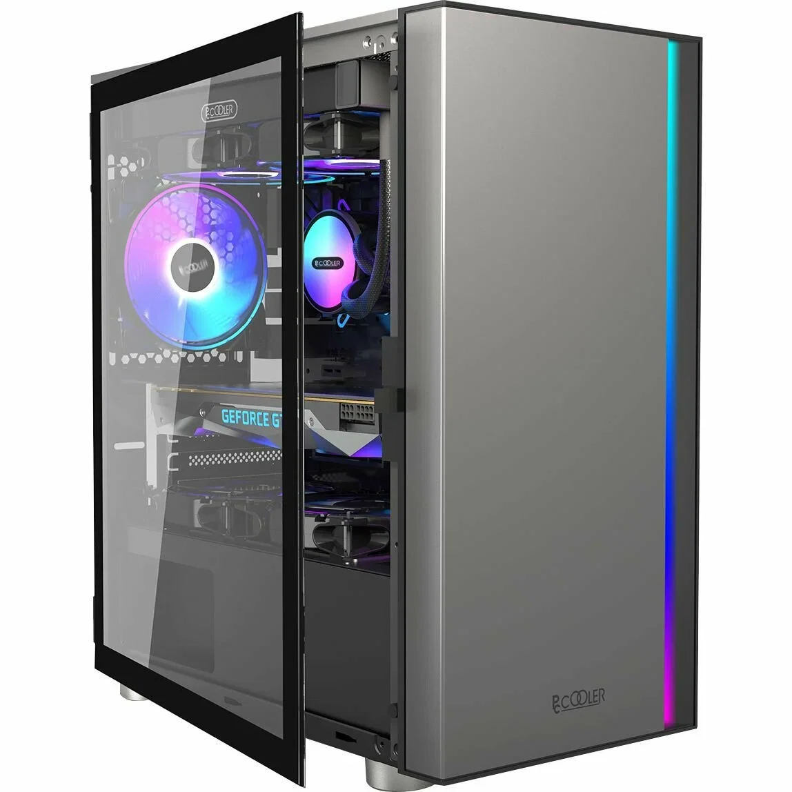 Компьютерный корпус PCCooler LM300 ARGB BK