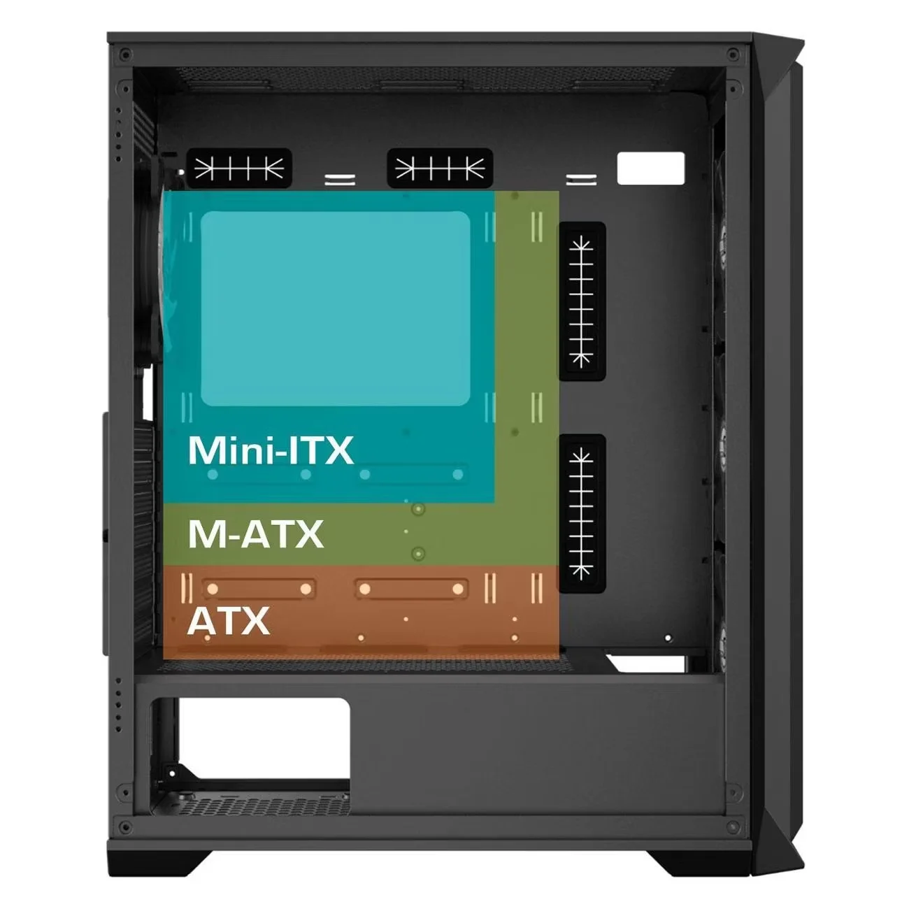 Компьютерный корпус Raijintek ARCADIA 41 Black (0R20B00263)