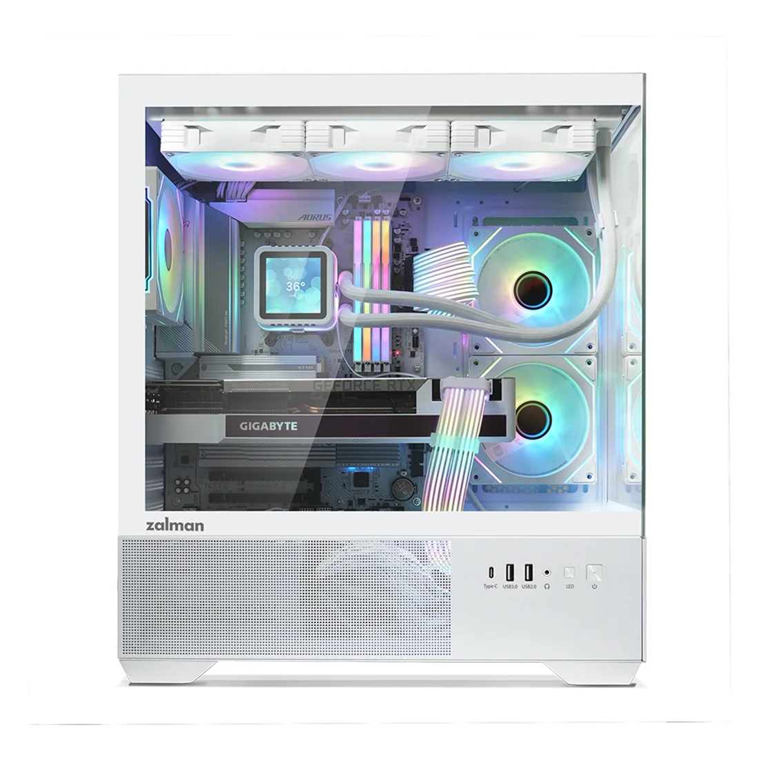 Компьютерный корпус Zalman CHRONIX V2 WHITE