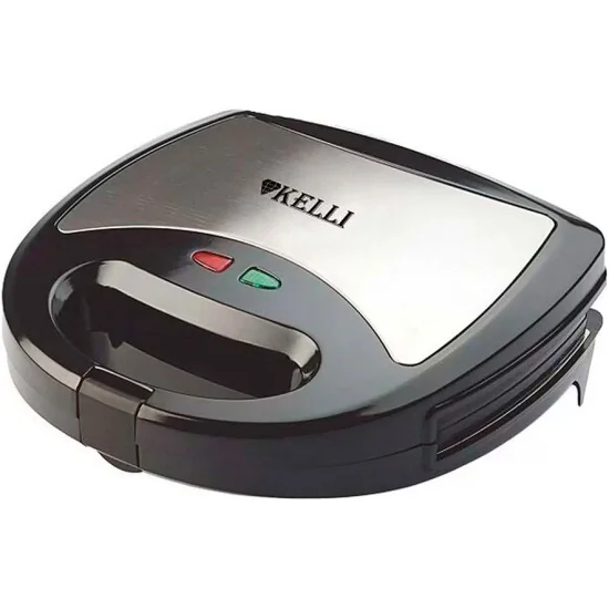 Бутербродница и вафельница Kelli KL-1702, белый